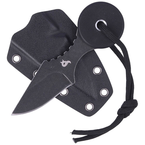 BlackFox - Arrow Fixed Knife - With Kydex Sheath - Black - BF-753