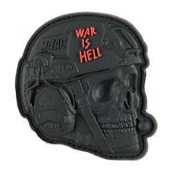 M-Tac - Patch War is Hell 3D PVC - Morale Patch - Black - 51328002