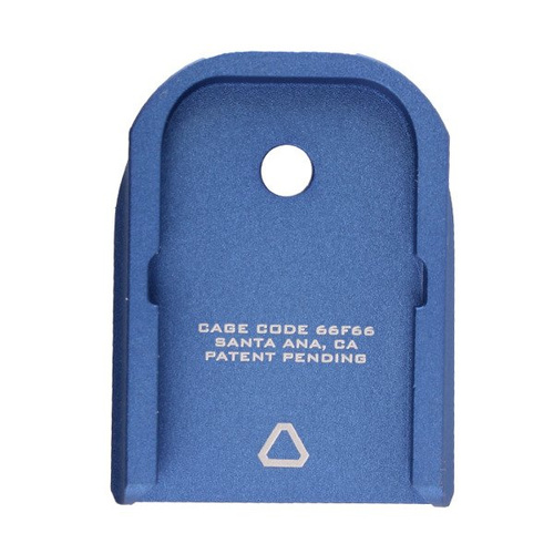 Strike Industries - Aluminum Mag Base Plate for Glock - Blue - SI-G-ALBP-BLU