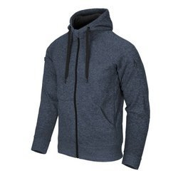 Helikon - Covert Tactical Hoodie - Fullzip - Blue Mélange - BL-CHF-SF-M2