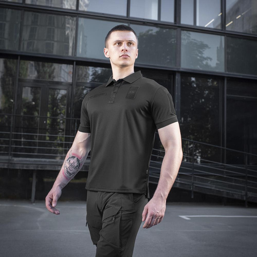 M-Tac - Polo Shirt Elite Tactical Coolmax - Black - 80010002