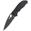 Spyderco - Manix™ 2 G-10 Black / Black Blade Knife - C101GPBBK2