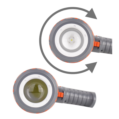 Falcon Eye - Searchlight Strike - 1100 lm - Focus - USB-C - Gray/Red - FSL0013