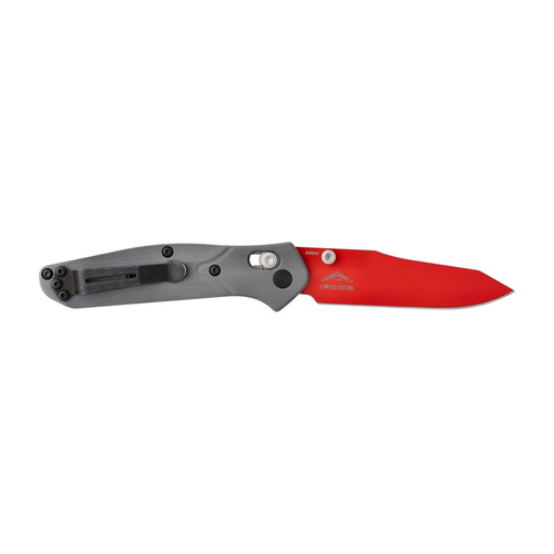 Benchmade - Tactical Knife 945RD-2401 Mini Osborne LE - CPM-S90V - Red - 945RD-2401