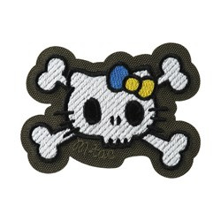 M-Tac - Kitty Patch - Embroidery - Yellow and Blue Bow - Ranger Green - 51387023