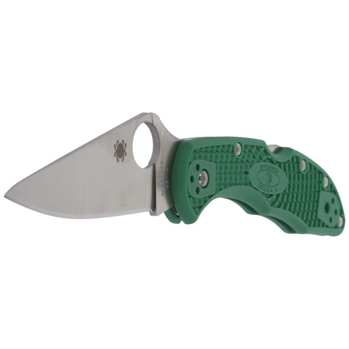 Spyderco - Delica® 4 FRN Flat Ground Green Knife - C11FPGR