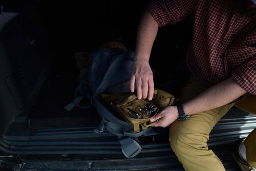 Helikon - Velcro Panel Insert MOLLE Adapter 2 - Cordura - Coyote - IN-MA2-CD-11