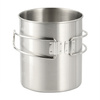 M-Tac - Stainless Cup with Folding Handle - 450 ml - CL1C-M37-A