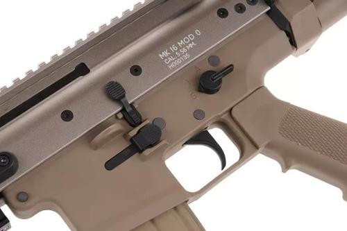 WE - AEG Replica of SCAR-L MK16 MOD 0 Carbine - Tan - WET-01-005926