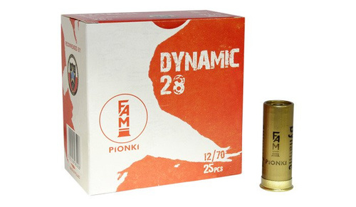 Shotgun Ammunition FAM Pionki 12/70 Dynamic 28 g - 25 rounds - AMU000551