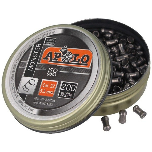 Apolo - Airgun Pellets Monster Extra Heavy - .22 / 5.5mm - 200 pcs - E19931
