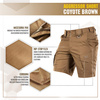 M-Tac - Tactical Shorts Aggressor - PoliCotton - Rip-Stop - Coyote Brown - 20018017