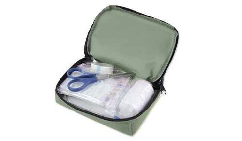 Mil-Tec - Small First Aid Kit with Equipment - First Aid Kit - Olive - 16026001