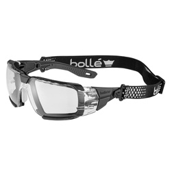 Bolle Safety - Safety Glasses RUSH+ 2.0 XP - RX adapter - Platinum - Transparent - RUSXMN10E