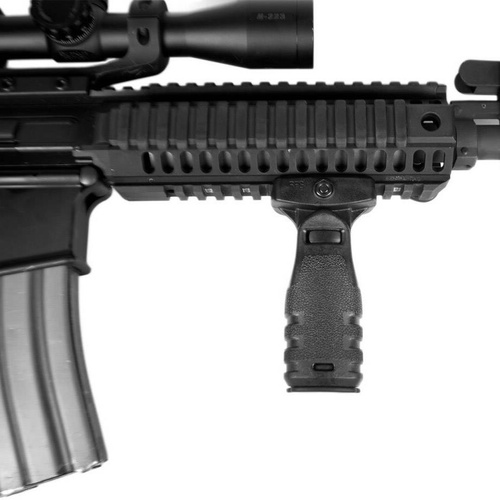 MFT - Folding Front Grip React - Picatinny - Black - RFG-BL