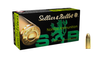 Sellier&Bellot - Pistol Ammunition 9x19 Para TFMJ NONTOX 8.0 g