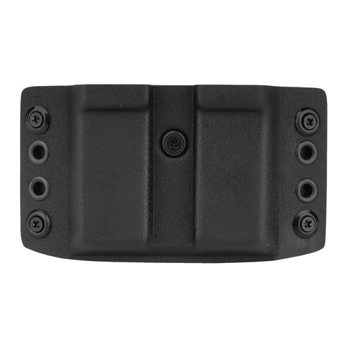 DOUBLETAP GEAR - OWB Kydex Double Magazine Holder for P-07/09/10, M&P9, SFP9, P320 - Black