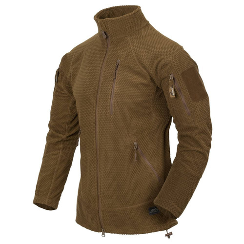 Helikon - Alpha Tactical Grid Fleece Jacket - Coyote - BL-ALT-FG-11