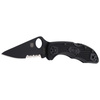 Spyderco - Delica® 4 FRN Black / Black Blade Knife - C11PSBBK