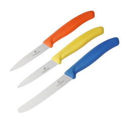 Victorinox - Knife Set Swiss Classic - 2 Serrated 1 Smooth - Multicolor - 6.7116.32