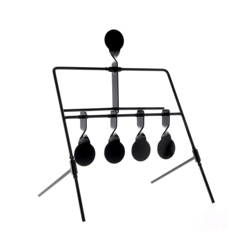 RazorGun - Target Wind Spinner - 4 Targets - Reset - Metal - Black - 105515