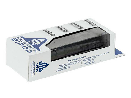 UTG - Recon 360 TL Foldable Bipod 7-9" - Picatinny - Black - TL-BP01-A