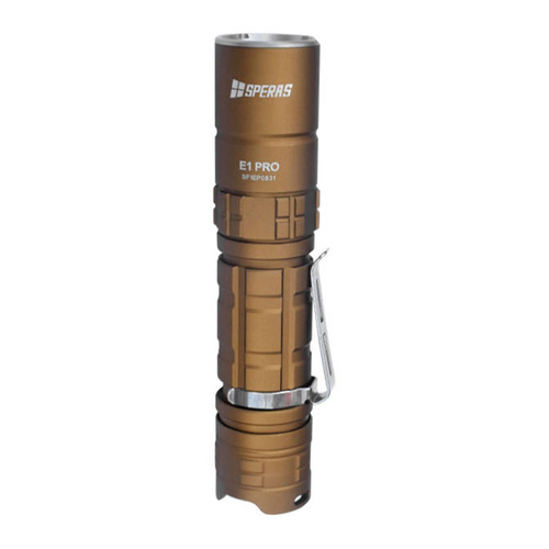 Speras - LED Flashlight E1 Pro - 1700 lm - Sand - SPERAS E1PRO SAND