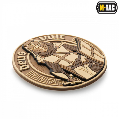 M-Tac - Deus Vult 3D PVC Patch - Coyote - 51116005