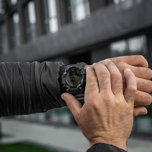 M-Tac - Tactical Watch 2037 - LED - 5 ATM - Black - 50007002