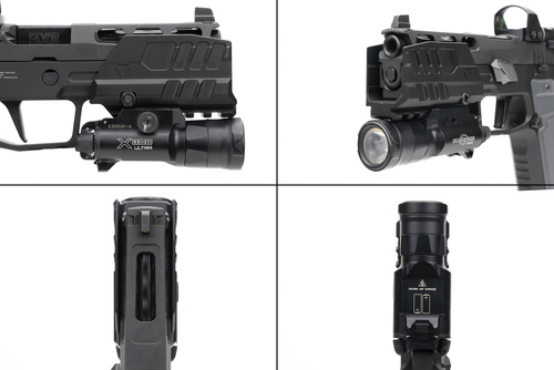 Strike Industries - Blast Shield for SMC Alfa/Bravo Pistols - Black - SI-SMC-BS-S