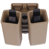 ESP - Carrier Double - UBC-04-2 - 9 mm - .40 Caliber - Polymer - Khaki - MH-MH-44 KH