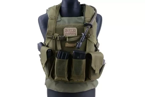GFC Tactical - Tactical Vest Personal Body Armor - Olive - GFT-18-000888