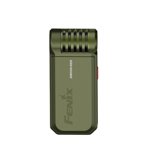 Fenix - LED Flashlight SW05R-RED with 700 mAh Battery - 150 lm - Green - SW05R-RED green