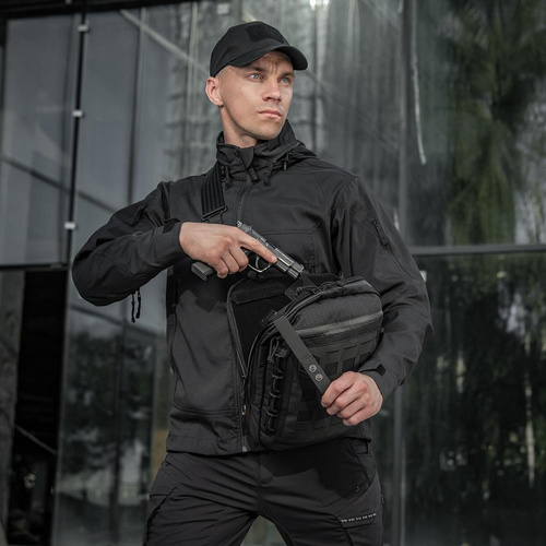 M-Tac - Pocket Bag Vertical Laser Cut Hex - Black - 10241002