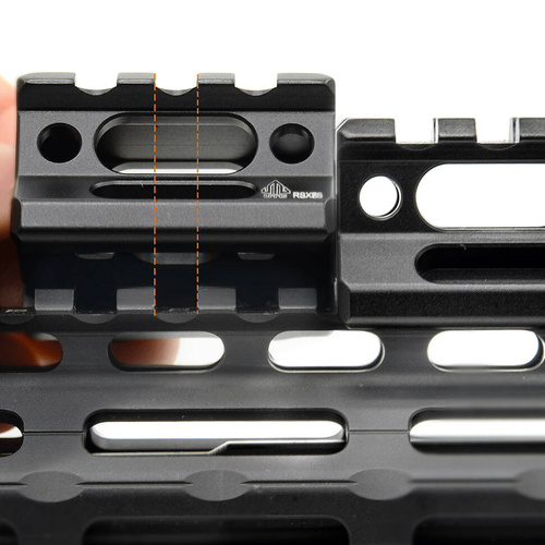 Leapers - Riser UTG Super Slim 3 Slot - 0.83" - Black - MT-RSX8S