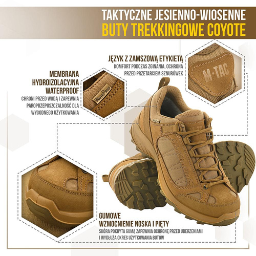 M-Tac - Trekking Boots - Cordura - Coyote - 1JJ115/6TPLV