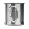 Mil-Tec - Travel Mug with Carabiner - 250 ml - Steel - 14607800