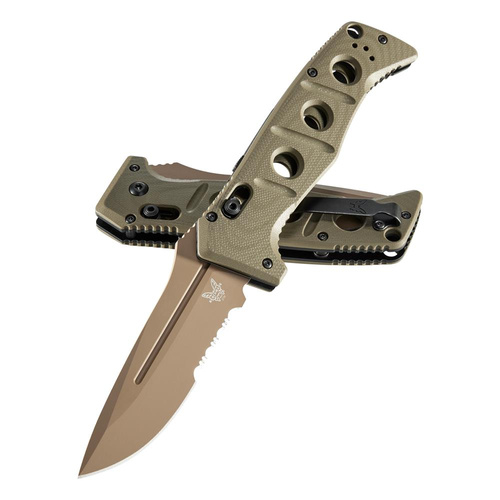 Benchmade - Folding Knife Military Auto Adamas - CPM CruWear - Olive Drab - 2750SFE-2