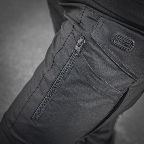 M-Tac - Tactical Pants Conquistador Gen. I Flex - Ripstop - Black - 20059002