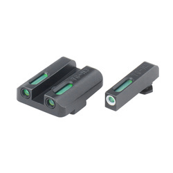 TruGlo - TFX Tritium-Fiber Optic Aiming Instruments - Glock 17/19 - Low Profile - White Perimeter - TG13GL1A