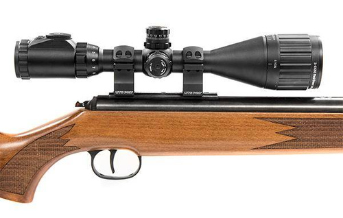 Leapers - Two Piece Mount UTG POI 1"/11 - 25.4mm - High - Black - RDU012520