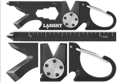 Lansky - Road Micro-Tool Sharpener with Carabiner - ROAD1