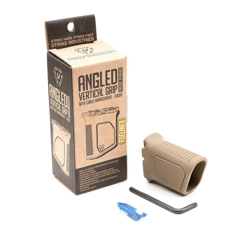 Strike Industries - M-LOK® Angled Vertical Grip - Short - FDE - SI-AR-CMAG-S