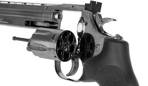 ASG - Dan Wesson 715 6'' Revolver Replica - Steel Grey - 18191