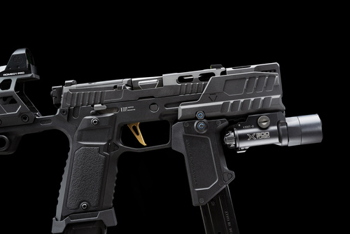 Strike Industries - Blast Shield Hyper for SMC Alfa/Bravo Pistols - Black - SI-SMC-BS-S