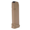Glock - Magazine for G17 Gen 5 / G19X - 9x19 mm Para - FDE - 17 + 2 rounds