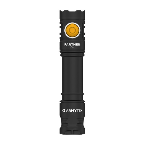 Armytek - LED Flashlight Partner C2 - White Light - 1100 lm - 18650 - Black - F07802C