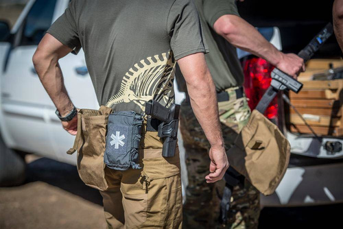 Helikon - Modular Individual Med Kit® - Cordura® - Shadow Grey - MO-M02-CD-35 medical insert.