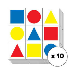 Geometrical Figures Target - 10 pcs