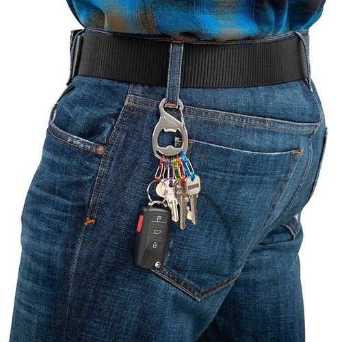 Nite Ize - KeyRack+™ S-Biner® - Black - KRB2-01-R6